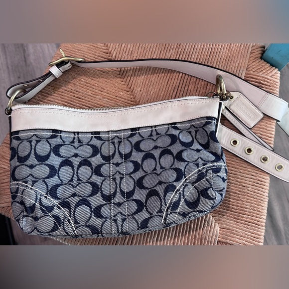 Coach Soho Denim and leather crossbody bag Y2K - Picture 17 of 17